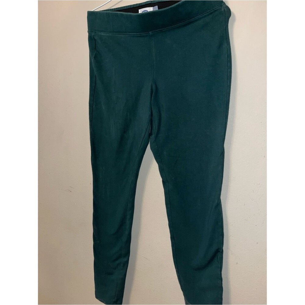 Old Navy Forest Green Pull-On Leggings size medium women’s.